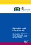 SFHA Diamond Contents Insurance Application Form