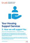 Housing Support Services How We Will Support You